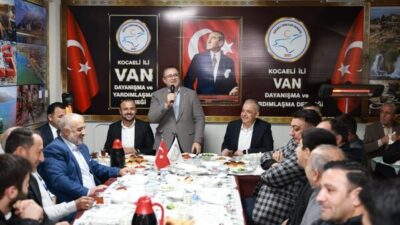 Derince Belediye Başkanı Sertif Gökçe, Kocaeli İli Vanlılar Dayanışma ve Yardımlaşma