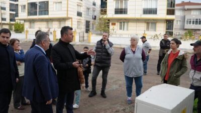 Çorlu Belediye Başkanı Sarıkurt, Başkan Yardımcısı Adnan Kum ve ilgili