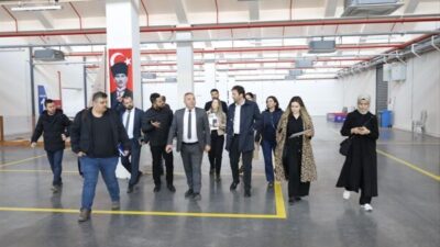 Projenin yapılacağı Aydın Tekstil Park içerisinde yer alan alanda Aydın
