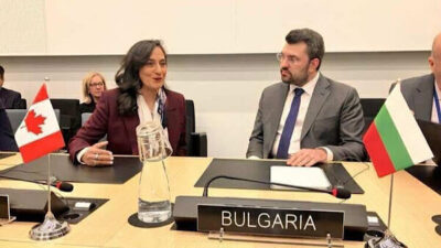 Bulgaristan Dışişleri Bakanlığı tarafından, Bulgaristan Dışişleri Bakanı Georg Georgiev, Brüksel'deki