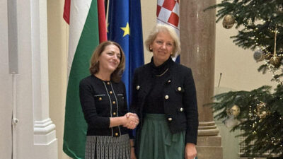 Bulgaristan Dışişleri Bakan Yardımcısı Elena Şekerletova, Hırvatistan Dışişleri ve Avrupa