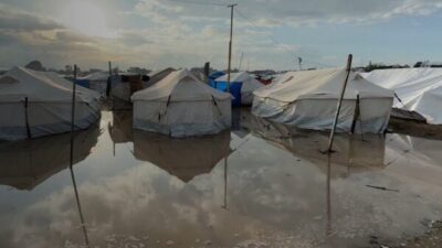 Yerel kaynaklar, Kuzey Gazze vilayetindeki Bir an-Naaja bölgesinde yerinden edilmiş