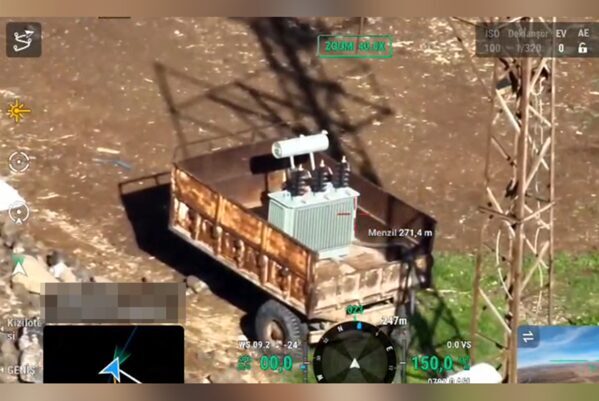 Dicle Elektrik’in Mardin’in Derik ilçesinde gerçekleştirdiği yapay zeka destekli dron