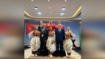 Düzce Belediyesi Spor Akademisi sporcuları, bu yıl ilki gerçekleştirilen Balkan