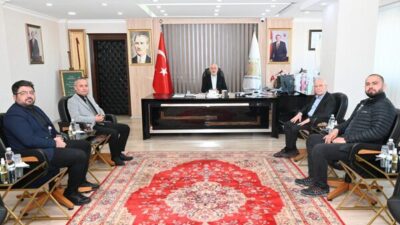 ERAH Havacılık Akademisi Genel Müdürü Erdoğan Cabıoğlu ve beraberindekiler, Belediye