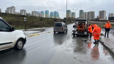 AKOM verilerine göre, dün gece yarısından itibaren şiddetini artıran gök