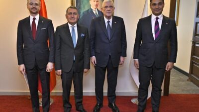 İYİ Parti Genel Başkanı Dervişoğlu, TÜSİAD Yönetim Kurulu Başkanı Orhan