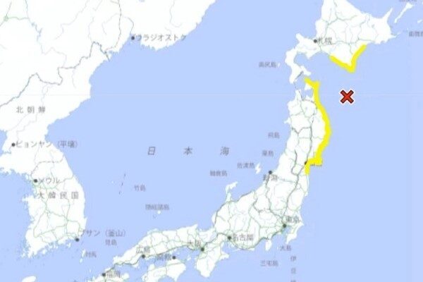 Deprem saat 11:44'te meydana geldi ve bazı bölgelerde Japonya'nın sismik