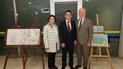 Karamürsel Belediyesi, genç sanatçı Akan Ural’ın eserlerine ev sahipliği yapıyor.