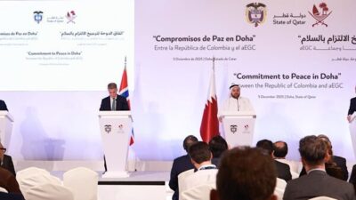 Katar Dışişleri Bakanlığı, Kolombiya Cumhuriyeti Hükümeti ile kendisini “EGC” olarak