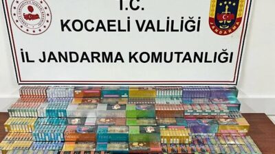 Kocaeli İl Jandarma Komutanlığınca kaçakçılık suçlarıyla mücadele kapsamında yürütülen çalışmalar