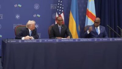 Trump, Ruanda'nın uzun süredir görevde olan cumhurbaşkanı ve Kongo'nun Cumhurbaşkanı