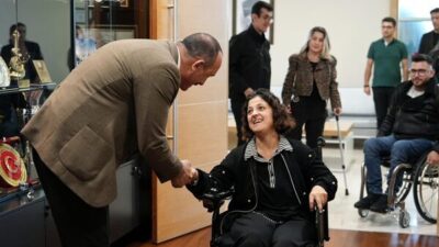 Konyaaltı Belediye Başkanı Kotan, Dünya Engelliler Günü dolayısıyla Konyaaltı Belediyesi’nde