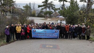 Kütahya Belediyesi tarafından organize edilen Doğa Yürüyüşü Etkinliği, Belediye BaşkanıKahveci