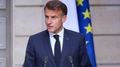 Fransa Cumhurbaşkanı Macron, Rusya’nın Ukrayna’ya yönelik gece boyunca gerçekleştirdiği geniş