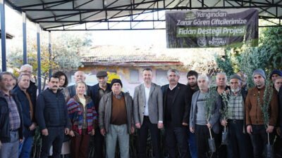 Manisa Büyükşehir Belediyesi, Akhisar ilçesinde çıkan yangın afetinden zarar gören