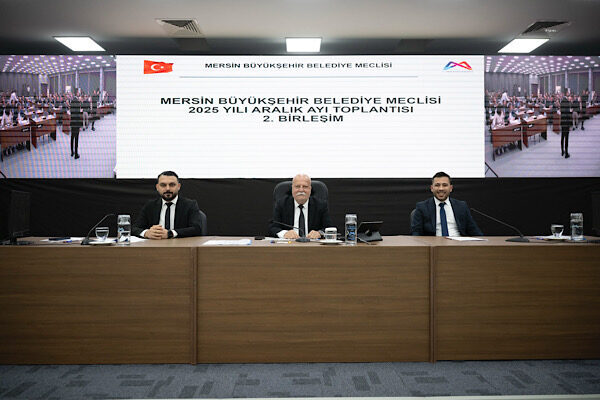 Mersin Büyükşehir Belediye Meclisi 2. Birleşimi yapıldı Mersin Büyükşehir Belediyesi’nin 2025 Yılı Aralık Ayı Olağan Meclis Toplantısı’nın