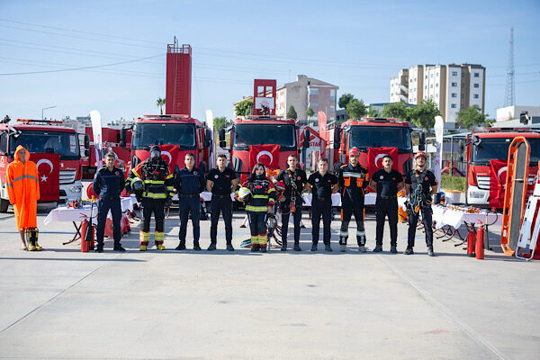 Mersin Büyükşehir Belediyesi İtfaiye Dairesi Başkanlığı, bünyesine kazandırdığı yeni ekipmanlar