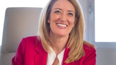 Avrupa Parlamentosu Başkanı Roberta Metsola, Lüksemburg’da Lüksemburg Başbakanı Luc Frieden