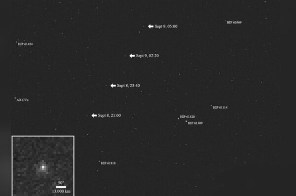 NASA'dan yapılan açıklamada, "Kuyruklu yıldız Dünya için herhangi bir tehdit