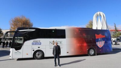 Niğde Belediyesi, 20 milyon TL olan 52 kişilik yeni otobüs ile