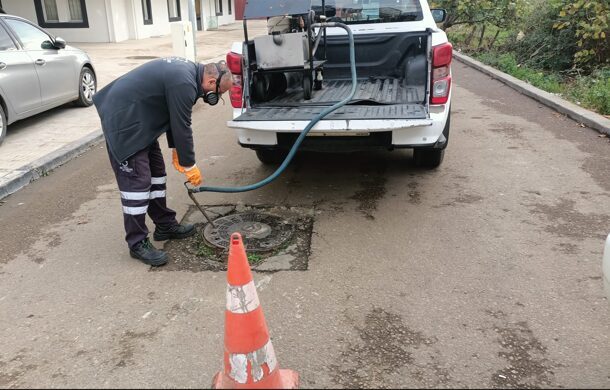 Ordu Büyükşehir Belediyesi ekipleri, sivrisineklerin kışlama alanları olarak bilinen bina
