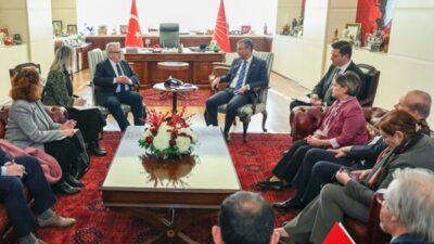 CHP Genel Başkanı Özel, Avrupa Parlamentosu Türkiye Raportörü Nacho Sanchez