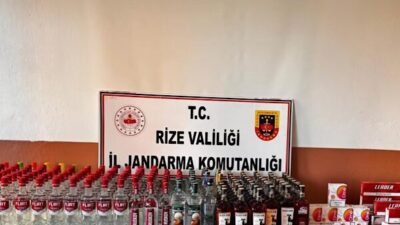 Rize İl Jandarma Komutanlığı ekipleri , kaçakçılıkla mücadele kapsamında 4