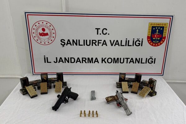 Şanlıurfa İl Jandarma Komutanlığı tarafından “yasa dışı ve ruhsatsız silahlanmayla