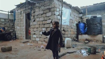 Ajans, yerinden edilmiş aileler için her yağışın sel baskınları, maddi