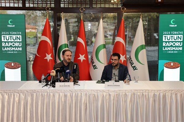 Türkiye Yeşilay Cemiyeti, 2 Aralık 2025’te Sepetçiler Kasrı’nda gerçekleştirdiği basın