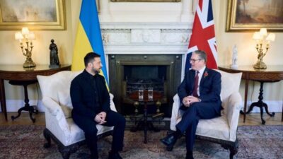 The Guardian'ın haberine göre, Ukrayna'ya destek gösterisinde bulunmak üzere Volodimir