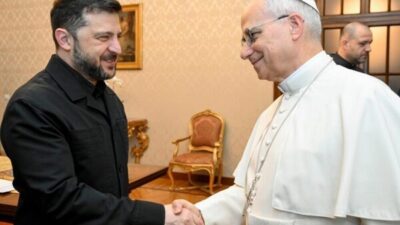 Ukrayna Devlet Başkanı Zelenski, Ukrayna’nın, Papa 14. Leo’nun ve Vatikan’ın